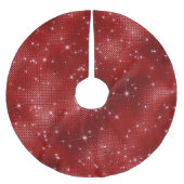 Red Sparkle Christmas Kerstboom Rok (Voorkant)