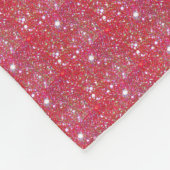 Red Sparkle Fleece Blanket Deken (Hoek)