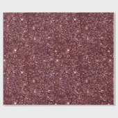 Red Sparkle Glitter Cadeaupapier (Vlak)