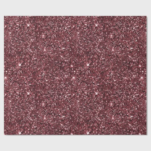 Red Sparkle Glitter Cadeaupapier (Vlak)