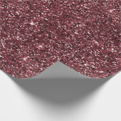 Red Sparkle Glitter Cadeaupapier (Hoek)