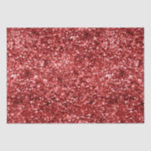 Red Sparkle Glitter Tissuepapier (Voorkant)