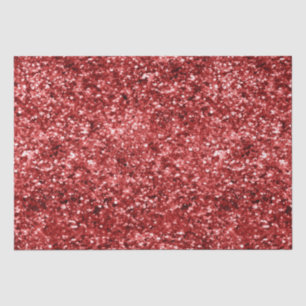 Red Sparkle Glitter Tissuepapier