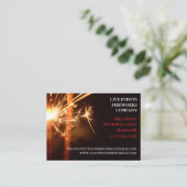 Red Sparkler 4 juli Winkel Verkoop Vuurwerk Visitekaartje (Staand voorkant)