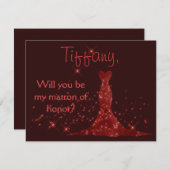 Red Sparkles word m'n matron. Kaart (Voorkant / Achterkant)