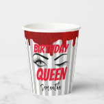 Red Sparkly Birthday 18th | 21e | 40e |50e Papieren Bekers<br><div class="desc">Haal zelf een paar unieke papieren bekertjes voor je verjaardagsfeest. De papierbekertjes worden geleverd met de stijl glitter Drips en de verjaardagskoningkoningin Lettering in rood. Er is ook ruimte voor aanpassing om de papierbekertjes speciaal voor je verjaardag te maken.</div>