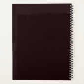 Red Sparks Custom School Classroom Planner (Achterkant)