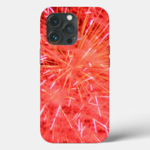 Red Sparks & Fireworks Cell Phone Hoesje-Customize