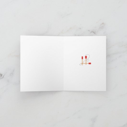 Red Spatulas Bedankkaart (Binnen)