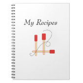 Red Spatulas Notitieboek (Voorkant)