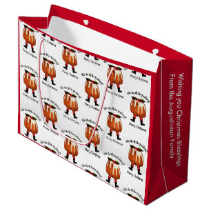 Red Specialized Merry kerst Large Gift Bag Groot Cadeauzakje