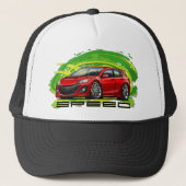 Red_Speed3 Trucker Pet (Voorkant)