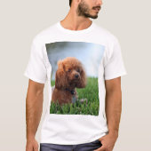 Red Speelgoed Poodle T-Shirt (Voorkant)