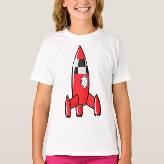Red Speelgoed Rocket T-Shirt (Voorkant)