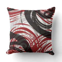 RED SPIRAL ONTWERP Retro Sierkussen