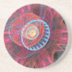 Red Splash Zandsteen Onderzetter