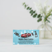 Red Sports Car Exotics | Autowasgereedschap Visitekaartje (Staand voorkant)