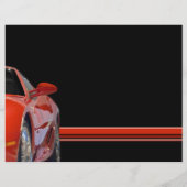 Red Sports Car Flyer (Voorkant)