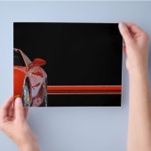 Red Sports Car Flyer (Hand)