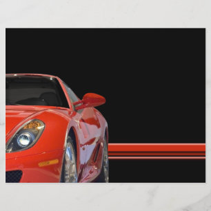 Red Sports Car Flyer