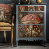 Red Spotted Mushroom Craft Folk Art Festival Tissuepapier