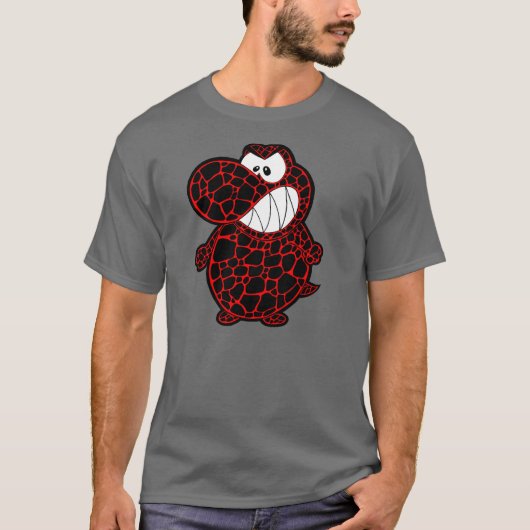 RED SPOTTED T-REX T-SHIRT (Voorkant)