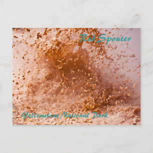 Red Spouter Mud Pot in Yellowstone National Park Briefkaart