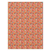 Red Spring Blooming Floral Blossom Garden Tafelkleed (Voorkant)