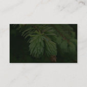 Red Spruce Sprouts Visitekaartje (Achterkant)