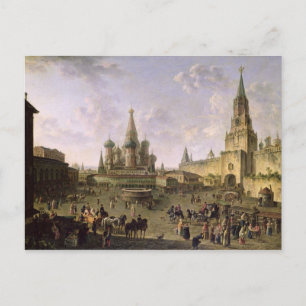 Red Square, Moskou, 1801 Briefkaart