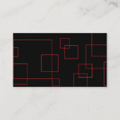 RED SQUARES Professional Visitekaartje (Achterkant)