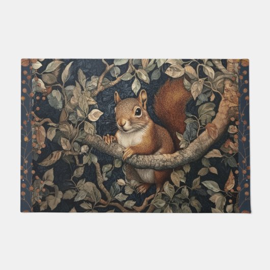 Red Squirrel beroemd gemaakt door William Morris Deurmat (Voorkant)