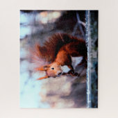 Red Squirrel Close up, Jigzaag Puzzle Legpuzzel (Verticaal)