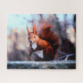 Red Squirrel Close up, Jigzaag Puzzle Legpuzzel (Horizontaal)