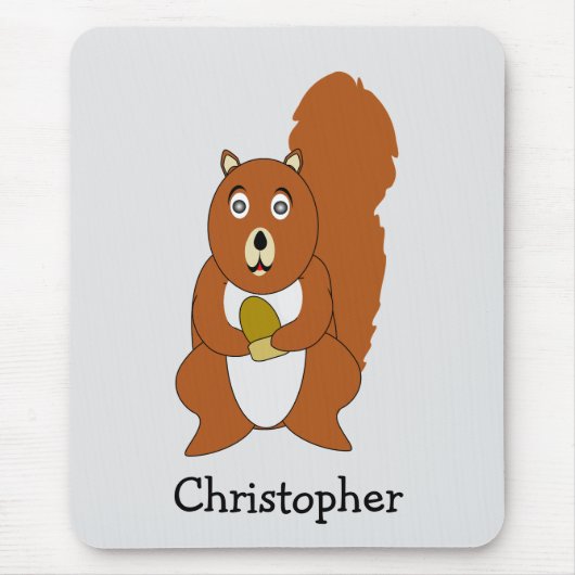 Red Squirrel Design Muismat (Voorkant)