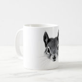 Red Squirrel Lover T-shirt Koffiemok (Voorkant links)