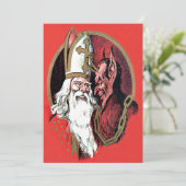 Red St Nicholas Krampus (Staand voorkant)