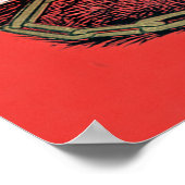 Red St Nicholas Krampus Poster (Hoek)