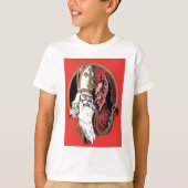 Red St Nicholas Krampus T-shirt (Voorkant)