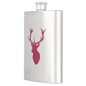 Red Stag Head kerst of Stag Party Flacon (Links)