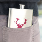 Red Stag Head kerst of Stag Party Flacon (Voorbeeld)