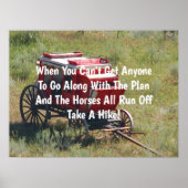Red Stagecoach Funny Poster (Voorkant)