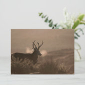 Red Stags Invitation Kaart (Staand voorkant)