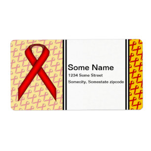Red Standard Ribbon door Kenneth Yoncich Etiket