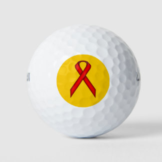 Red Standard Ribbon door Kenneth Yoncich Golfballen