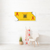 Red Standard Ribbon door Kenneth Yoncich Spandoek (Insitu)