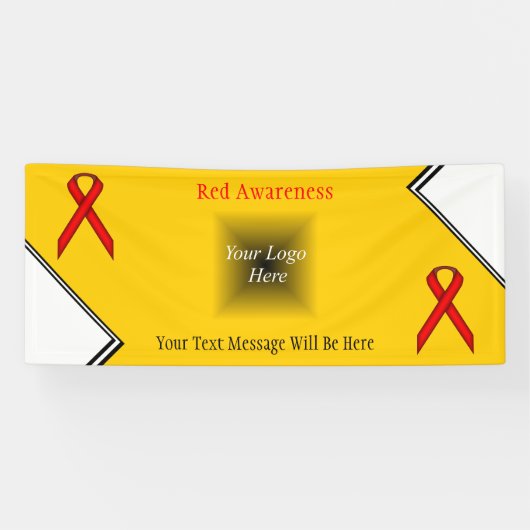 Red Standard Ribbon door Kenneth Yoncich Spandoek (Horizontaal)