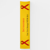Red Standard Ribbon door Kenneth Yoncich Spandoek (Verticaal)