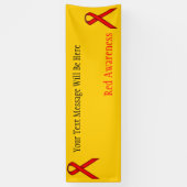 Red Standard Ribbon door Kenneth Yoncich Spandoek (Verticaal)