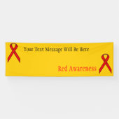 Red Standard Ribbon door Kenneth Yoncich Spandoek (Horizontaal)